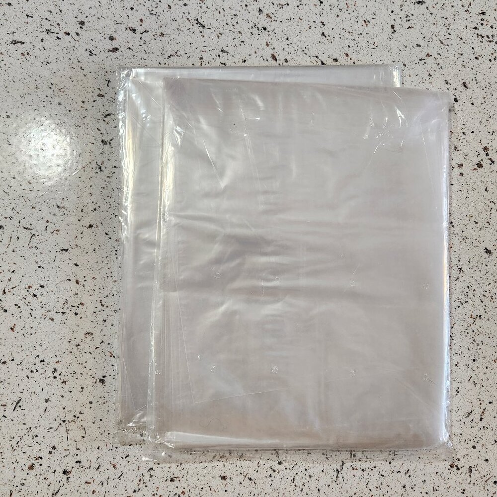 200 8x10 Clear Plastic Poly Bags 1ml Open Top - Picture 2 of 5